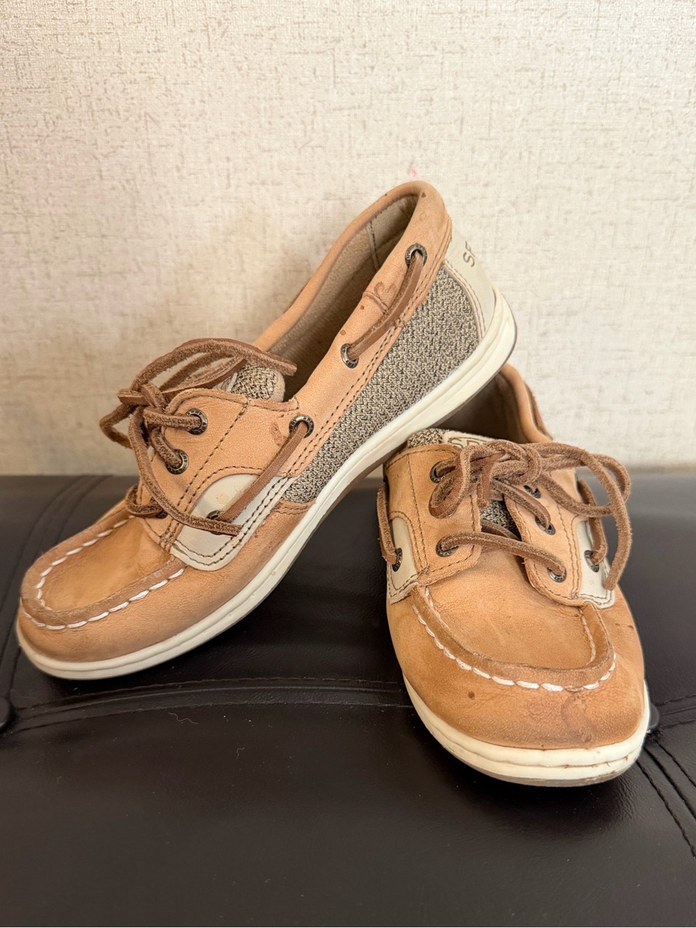 Sperry Tan Leather Top-Sider Slip-On